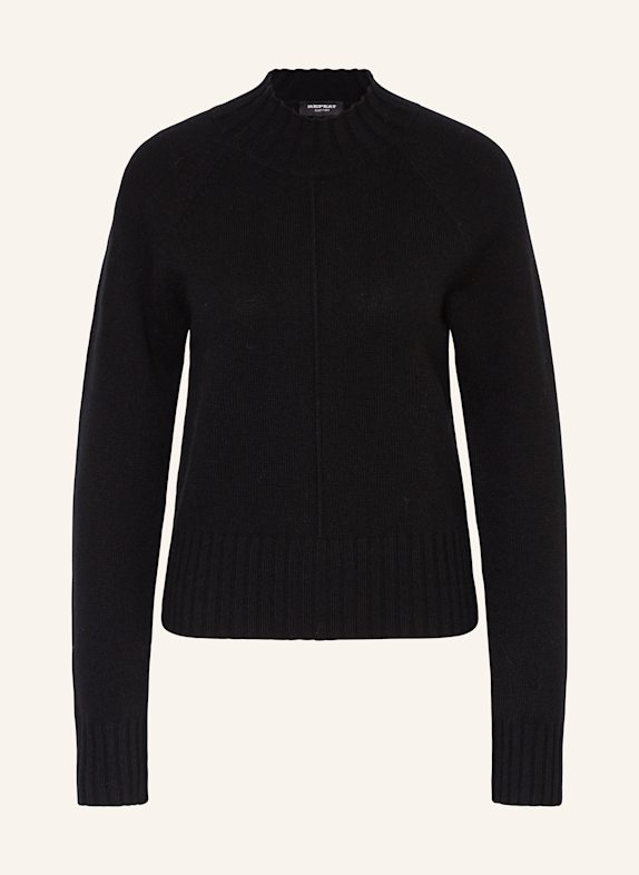 REPEAT Cashmere-Pullover SCHWARZ