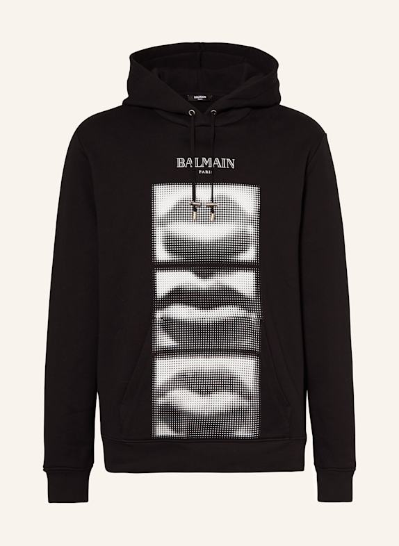 BALMAIN Hoodie SCHWARZ