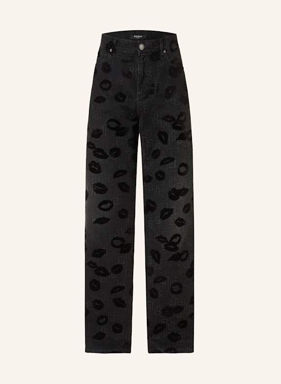 BALMAIN Jeans Regular Fit 0PC NOIR