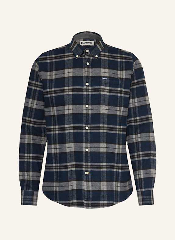 Barbour Flanellhemd BETSOM Tailored Fit DUNKELBLAU/ SCHWARZ/ HELLGRAU