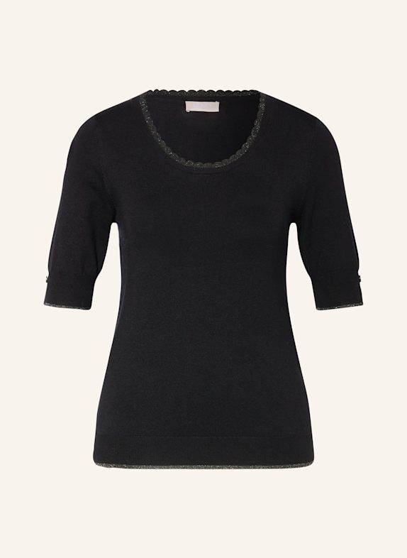 LIU JO Billionaire crest-print T-shirt SCHWARZ