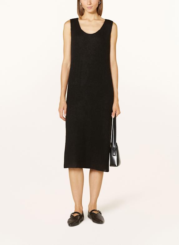 SMINFINITY Cashmere knit dress BLACK