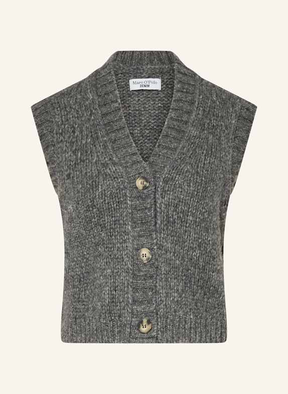Marc O'Polo DENIM Knit vest DARK GRAY