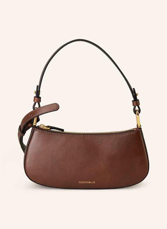COCCINELLE Schultertasche BRAUN