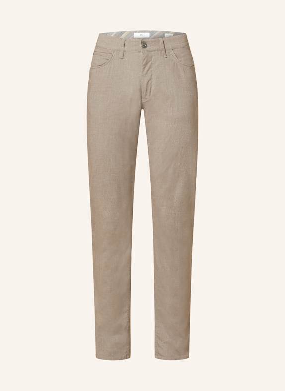 BRAX Spodnie CHUCK modern fit BEŻOWY/ BRĄZOWY