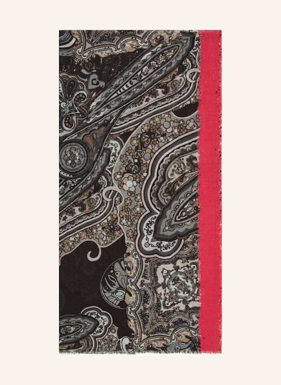 CODELLO Tuch SCHWARZ/ GRAU/ ROT