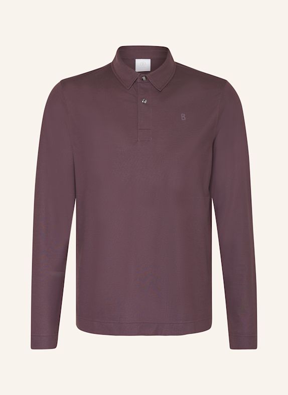 BOGNER Piqué-Poloshirt TIMON DUNKELLILA