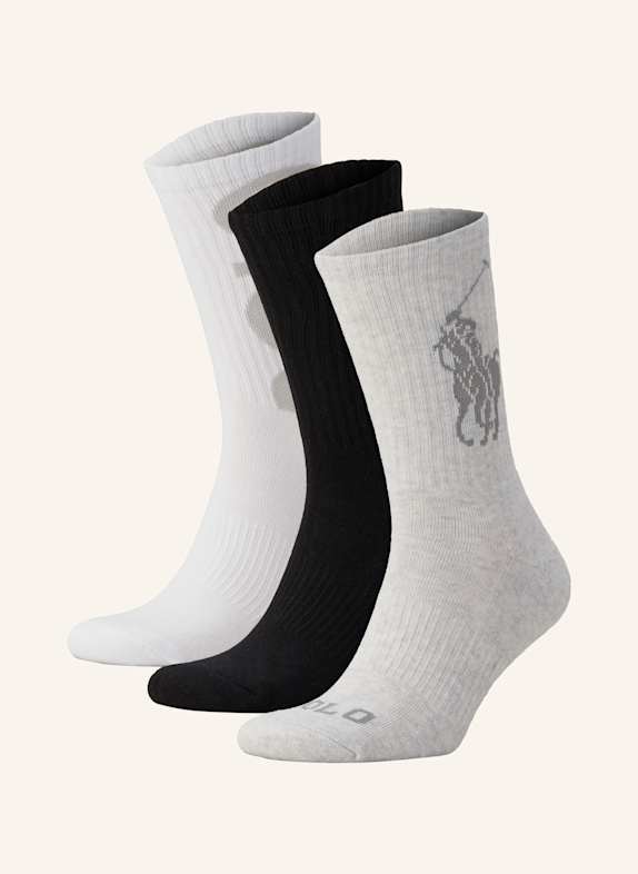 POLO RALPH LAUREN 3-pack socks 001 MULTI