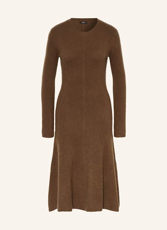 JOSEPH Strickkleid mit Cashmere BRAUN