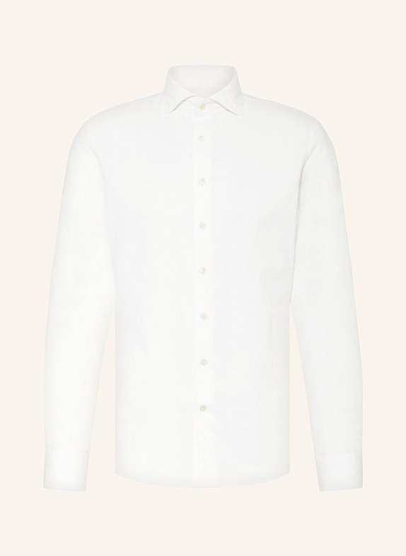 PROFUOMO Koszula sztruksowa slim fit BIAŁY