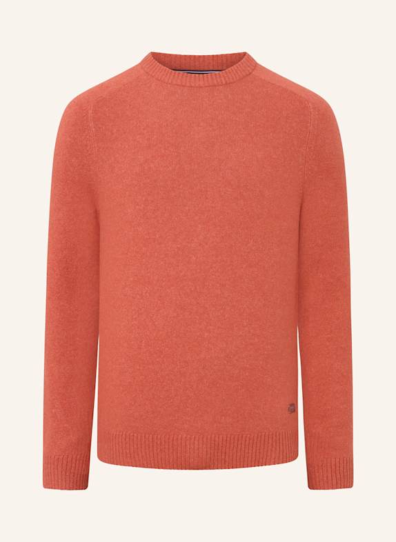 JOOP! JEANS Sweter BURIM CIEMNOPOMARAŃCZOWY