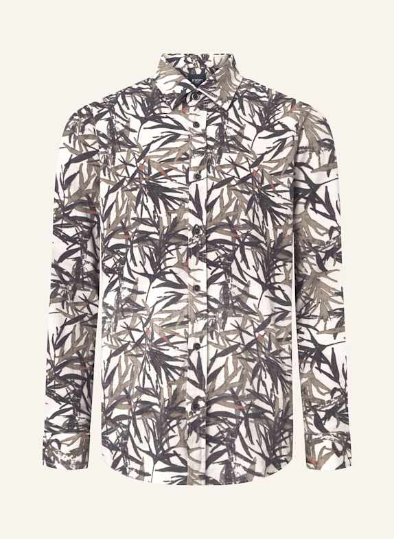 JOOP! JEANS Koszula flanelowa HANSON slim fit CIEMNOZIELONY/ JASNOZIELONY/ KREMOWY