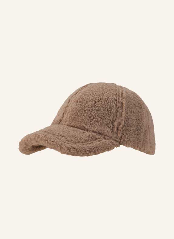 LOEVENICH Teddyfell-Cap HELLBRAUN