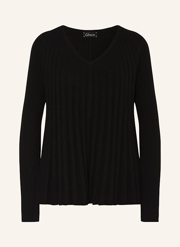 Grace Pullover mit Cashmere SCHWARZ