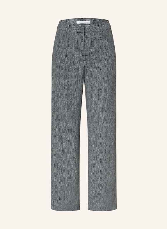 BETTY&CO Marlenehose DUNKELBLAU/ HELLGRAU