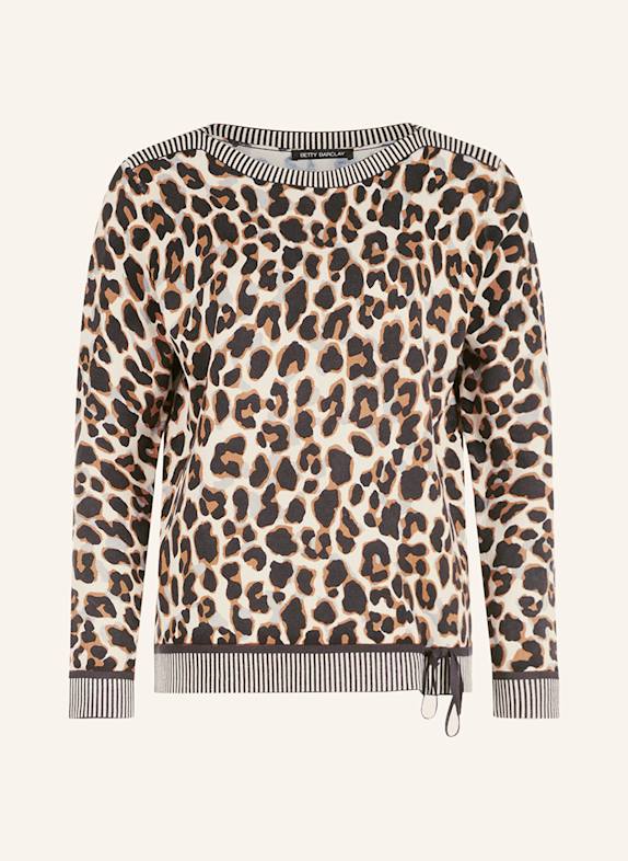 Betty Barclay Sweater BLACK/ BROWN/ BLUE GRAY