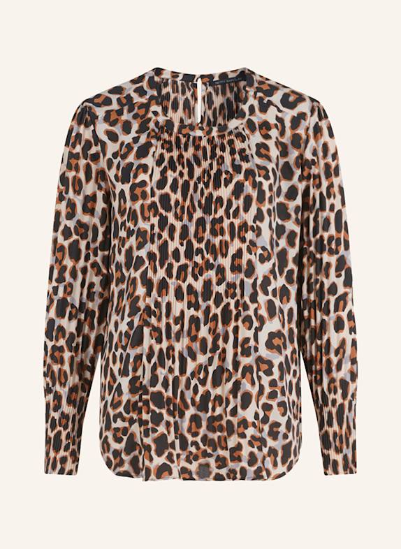 Betty Barclay Pants in leather look BEIGE/ GRAY/ BLACK