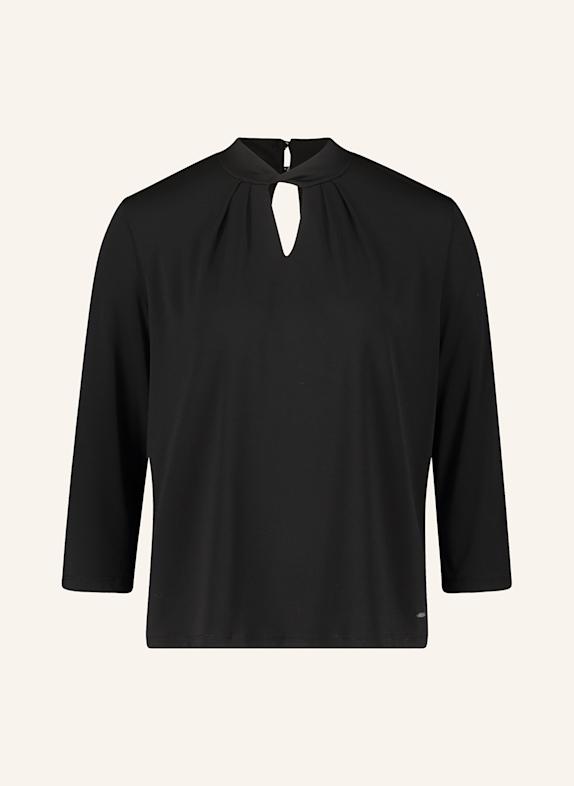 BETTY&CO Shirt mit 3/4-Arm SCHWARZ