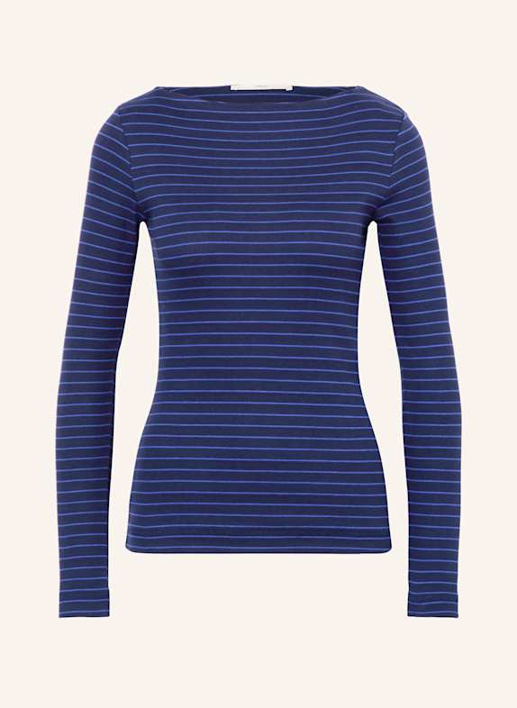 LANIUS Long sleeve shirt DARK BLUE/ PURPLE