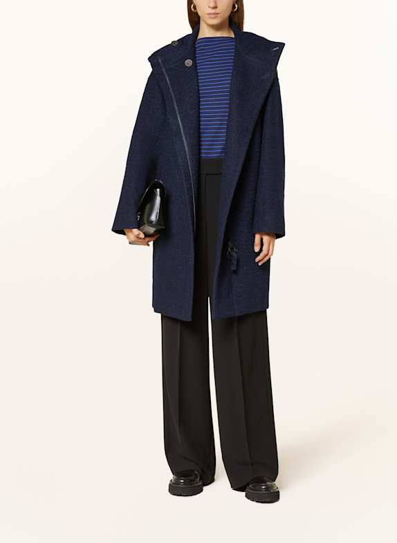 LANIUS Oversized-Mantel DUNKELBLAU