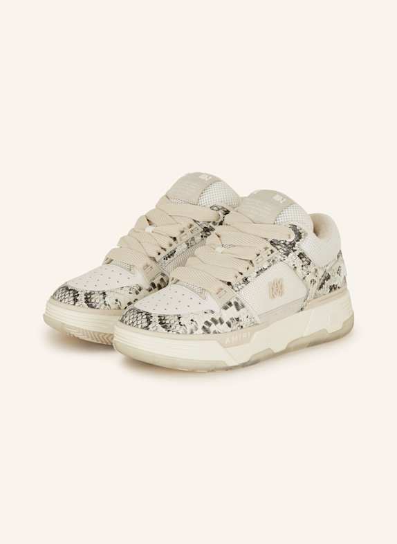 AMIRI Sneaker SNAKE MA-1 ECRU/ BEIGE/ DUNKELGRAU