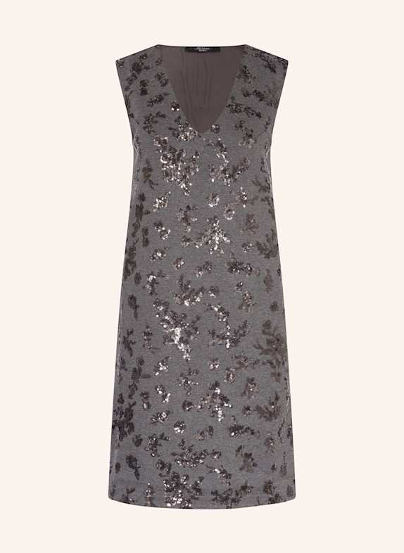 WEEKEND Max Mara Kleid PESARO mit Pailletten GRAU