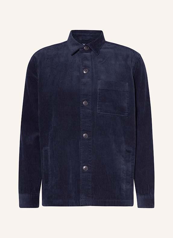 STROKESMAN'S Cord-Overshirt DUNKELBLAU