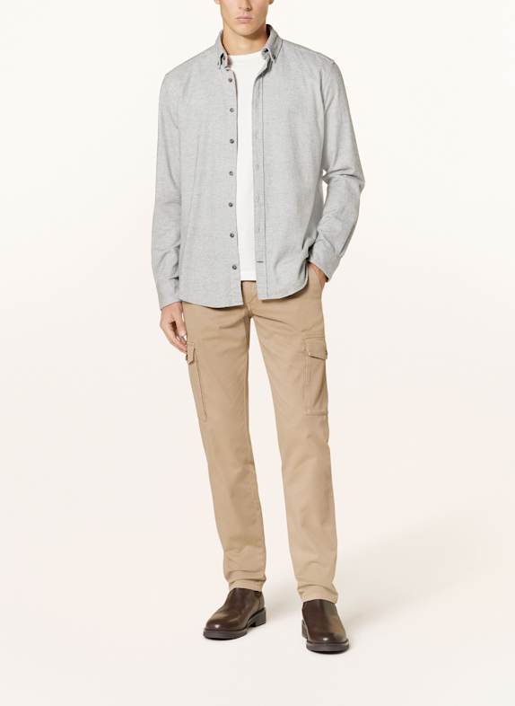 STROKESMAN'S Hemd Regular Fit GRAU