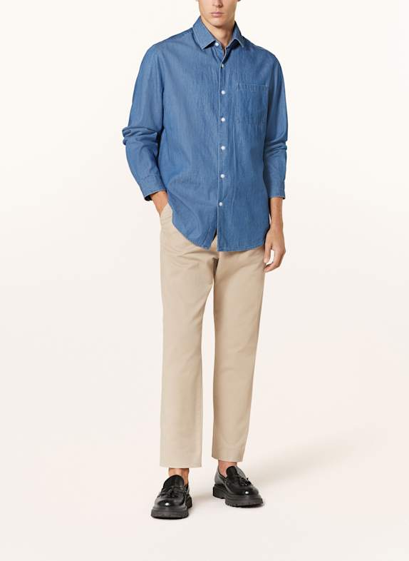 PAUL Jeansskjorte Comfort Fit BLÅ