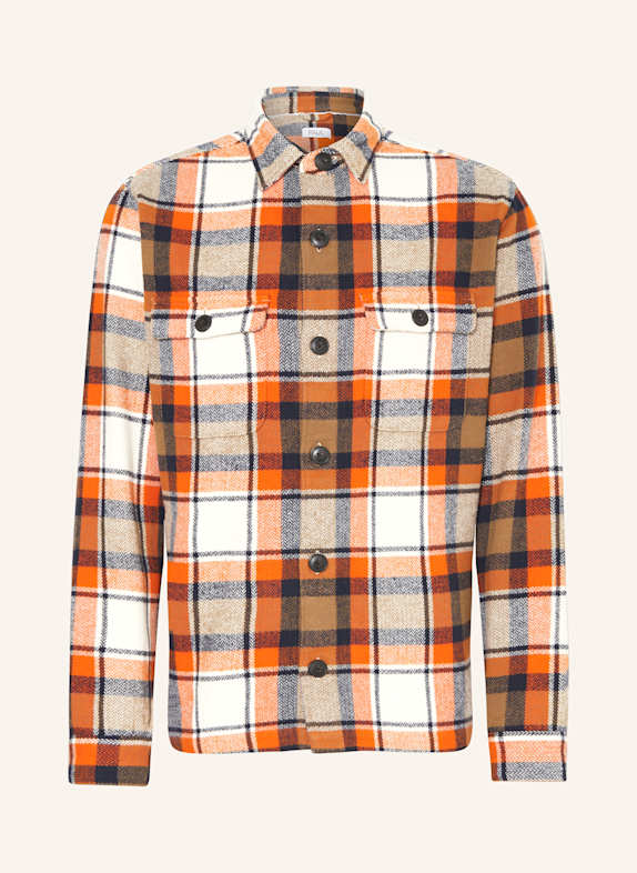 PAUL Flanell-Overshirt ORANGE/ DUNKELBLAU/ KHAKI