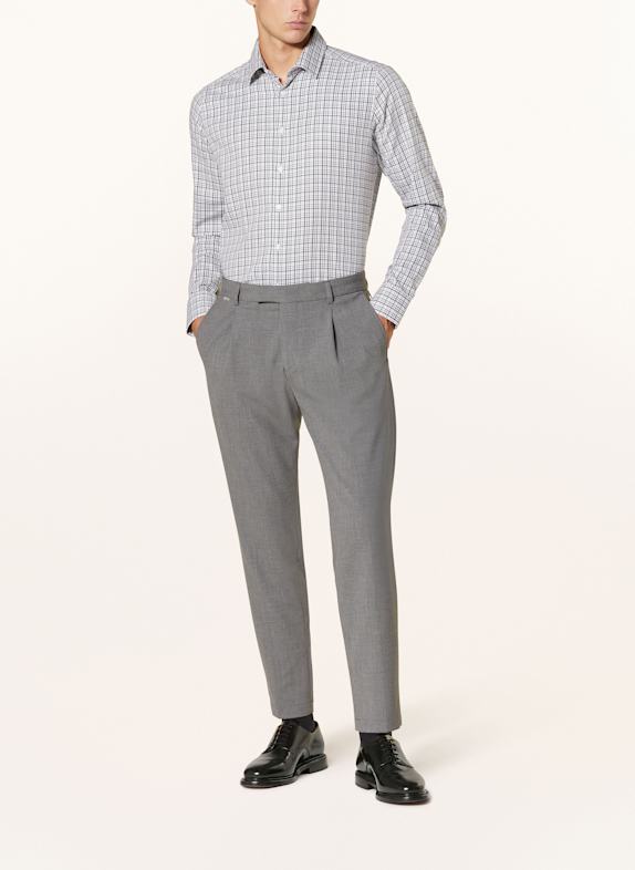 PAUL Overhemd Slim Fit GRIJS / ZWART / CRÈME