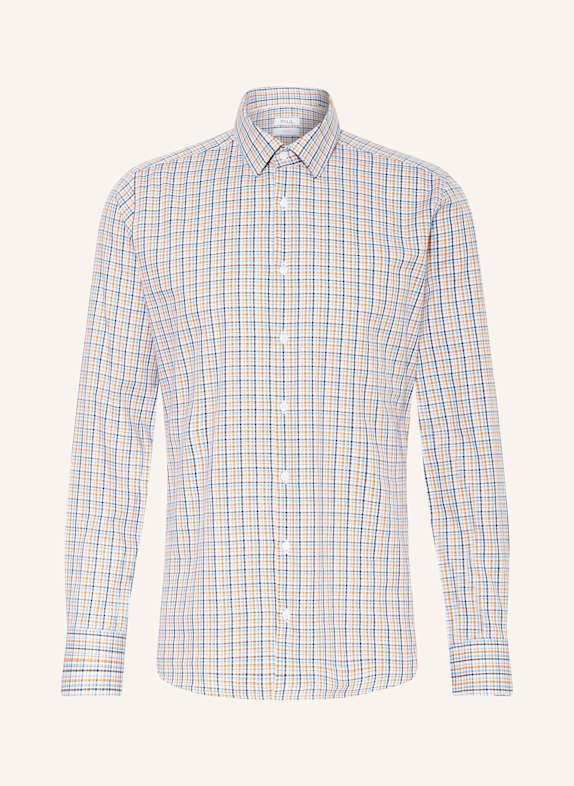 PAUL Hemd Slim Fit ORANGE/ HELLBLAU/ WEISS