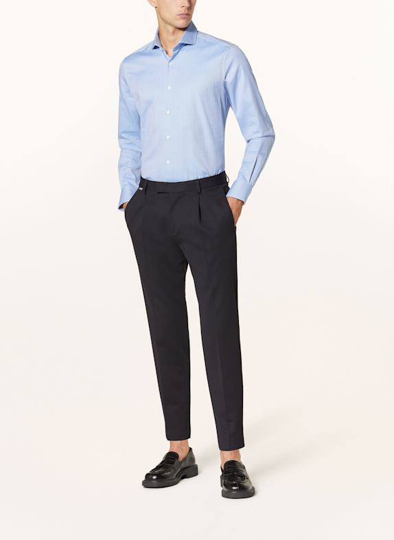 PAUL Hemd Slim Fit HELLBLAU / WEISS