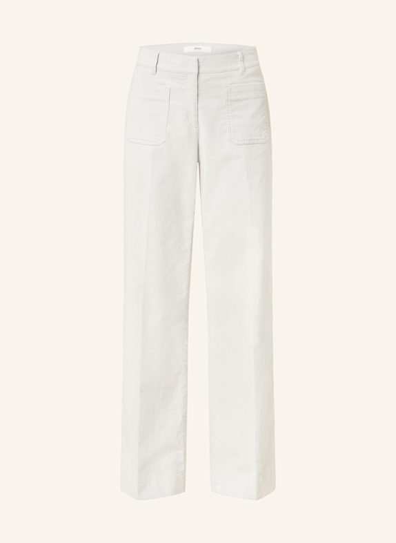 BRAX Corduroy trousers MAINE LIGHT GRAY