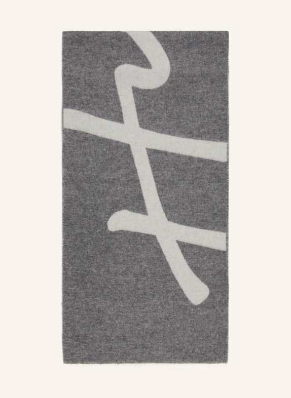 HUGO Schal BYANCA GRAU/ HELLGRAU