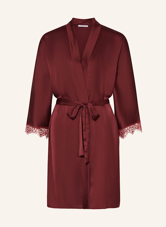 SIMONE PÉRÈLE Damen-Kimono SATIN SECRETS aus Satin DUNKELROT