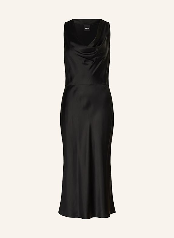 BOSS Cocktail dress DAWIDA in satin BLACK