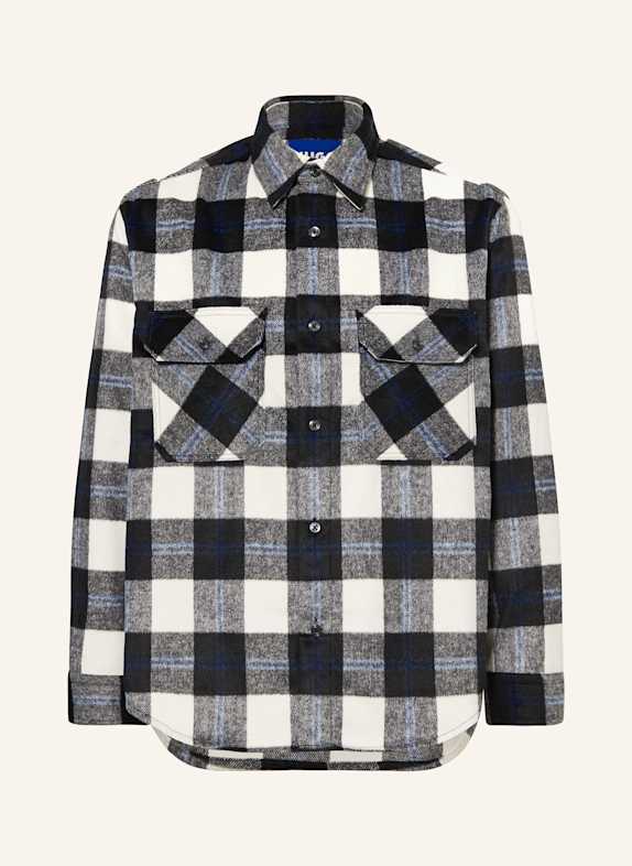 HUGO BLUE Overshirt EBOLT SCHWARZ/ WEISS/ BLAU