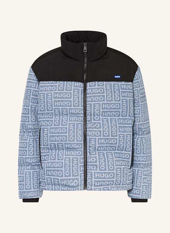 HUGO BLUE Steppjacke BYRES2441 BLAU/ SCHWARZ