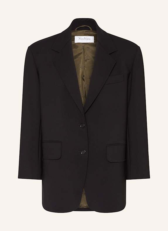 Max Mara Faux fur coat TEDGIRL with alpaca BLACK