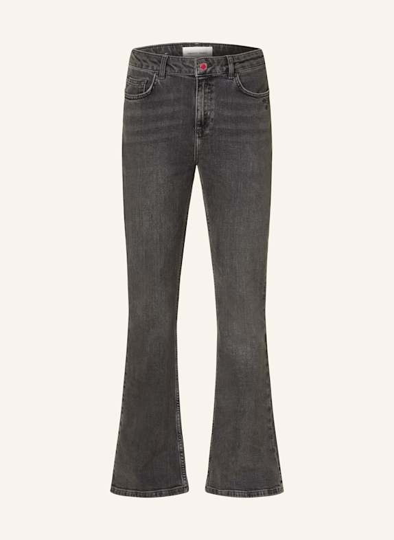 FABIENNE CHAPOT Flared Jeans EVA 9518 Washed Dark Grey