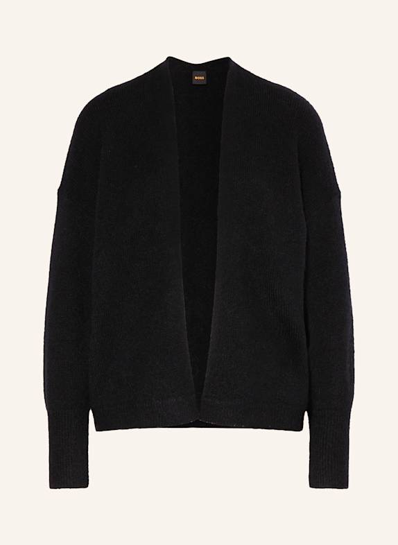 BOSS Golf FALODY z dodatkiem alpaki CZARNY