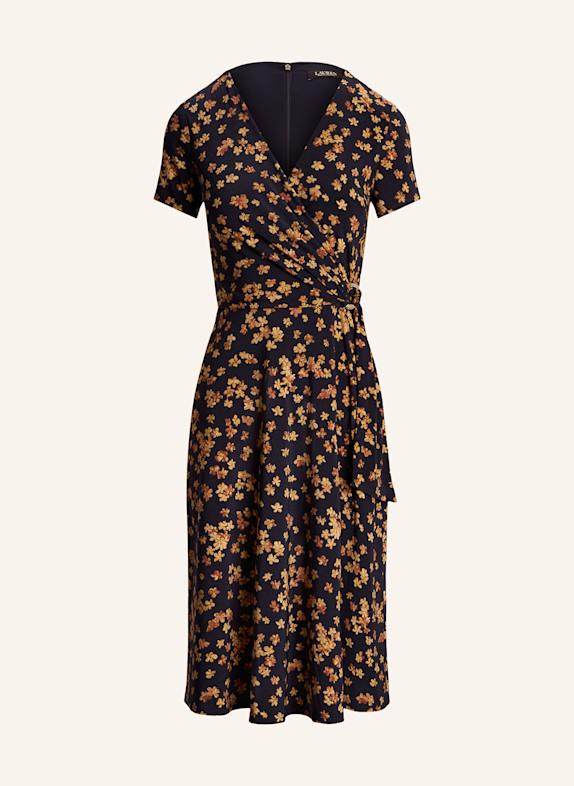 LAUREN RALPH LAUREN Kleid DUNKELBLAU/ DUNKELGELB