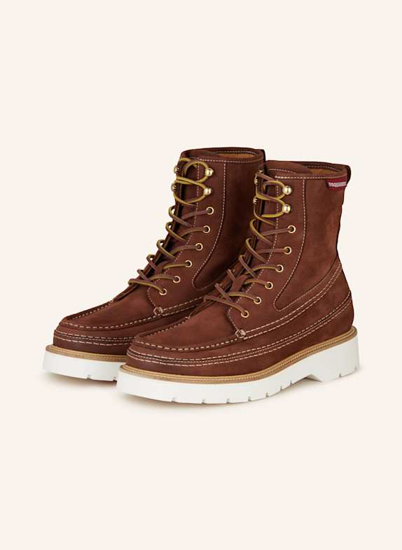 DSQUARED2 Schnürboots COGNAC