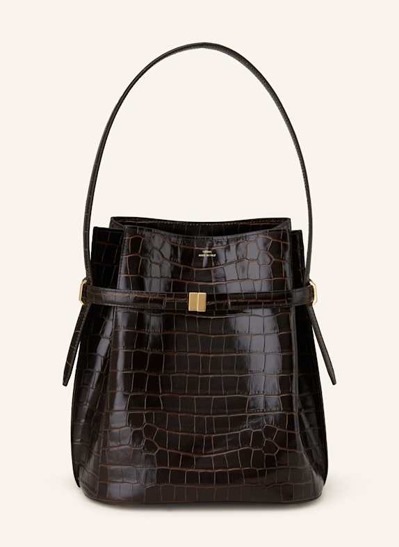 TOTEME Torba worek DAY CIEMNOBRĄZOWY