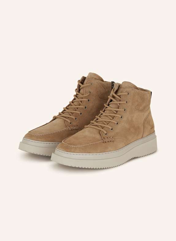 NUBIKK Lace-up boots JONAH ARTIC BEIGE