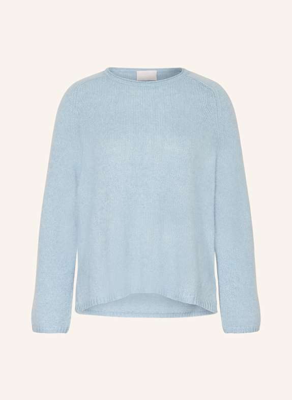 HEMISPHERE Sweater with cashmere LIGHT BLUE