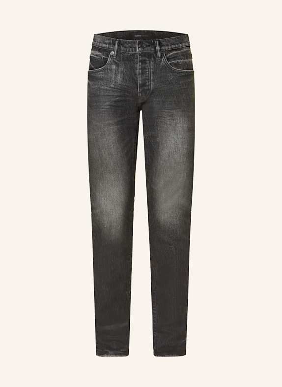 PURPLE BRAND Coated Jeans Skinny Fit BLACK