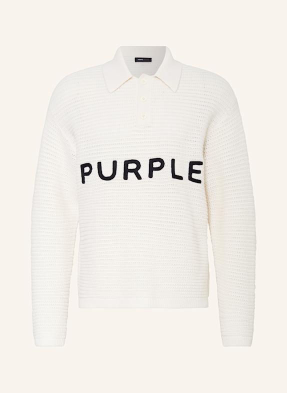 PURPLE BRAND Pullover WEISS