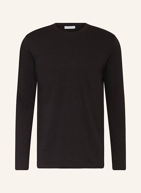 LES DEUX Long sleeve shirt NØRREGAARD BLACK